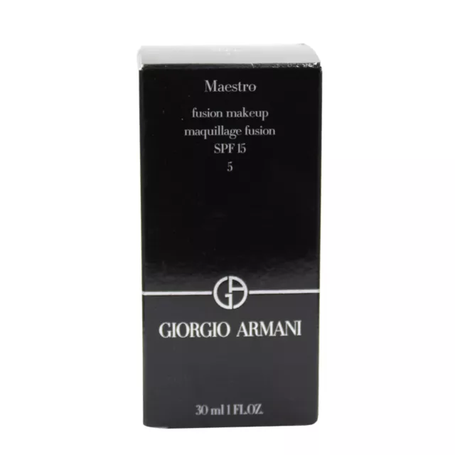 Giorgio Armani Maestro Make Up Foundation SPF15 #05, 1 oz (Slightly Dented Box)