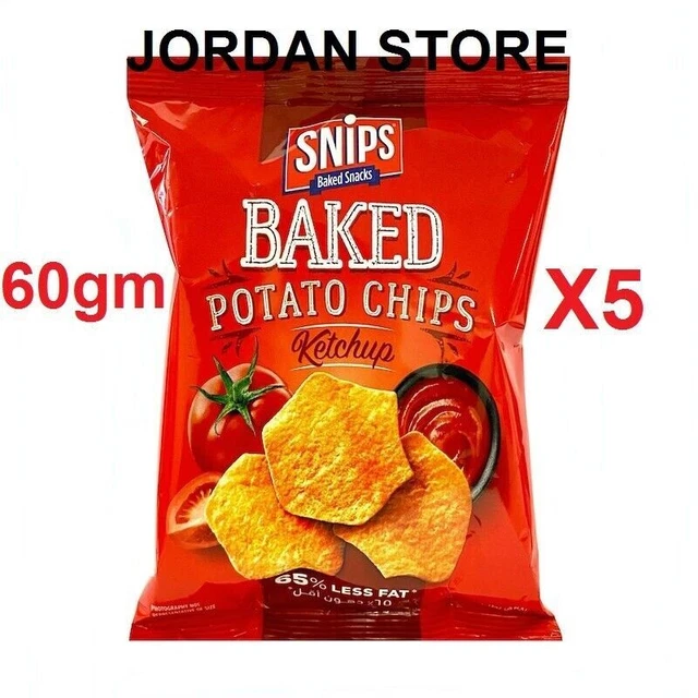 Snips Baked ketchup Chips 60gm X 5 pack HALAL حلال