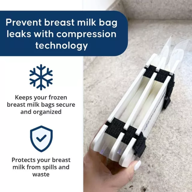 Container Breast Milk Bags Organizer Durable Chill Breastmilk Storage
