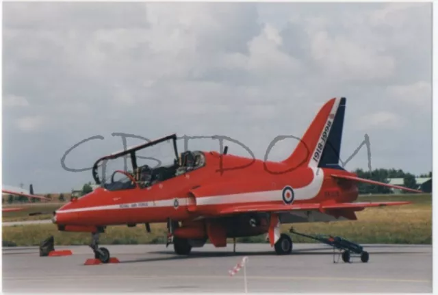 PHOTO agfa * AVION BAe Hawk T1 * British Aerospace Royal Air Force - Red Arrows
