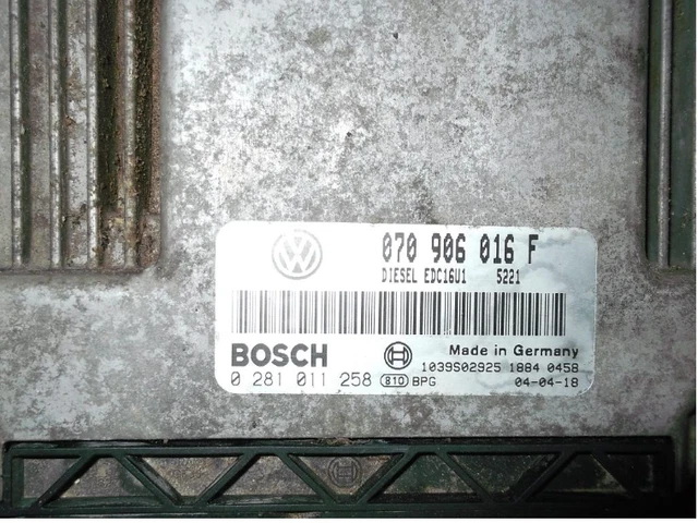 Calculateur Moteur Décodé Pour VW Touareg 2.5 TDI - Référence Bosch EDC16U1