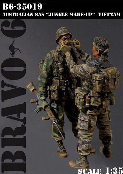 Bravo B6-35019 1/35 Australia Sas Jungle Makeup Vietnam '68 Body Set