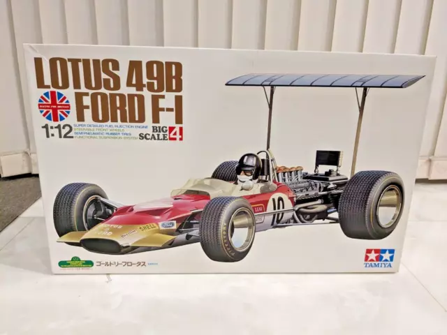 Tamiya 1/12 Lotus 49B Ford F-1 Big Scale Model Kit Rare Japan