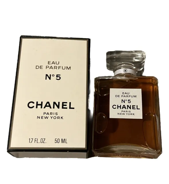 NIB VINTAGE AUTHENTIC Chanel No 5 Eau de Parfum Spray 1.7oz 50ml Made In  France $9.99 - PicClick