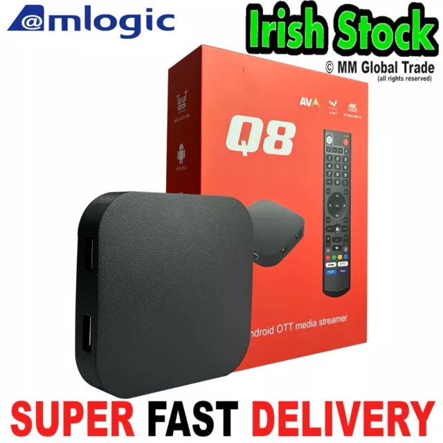 Android Box Q8 4GB 32GB With Amlogic S905x3 Processor Media Player  Smart