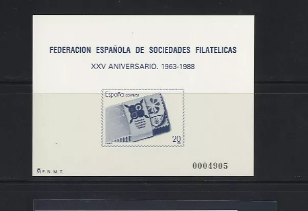¡ Oportunidad ! - España - Prueba De Lujo Año 1988- Edifil Num. 16  **/ Mnh