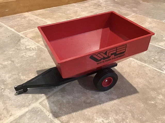 Vintage White Farm Equipment Toy Grain Cart Oliver Cockshutt Minneapolis Moline