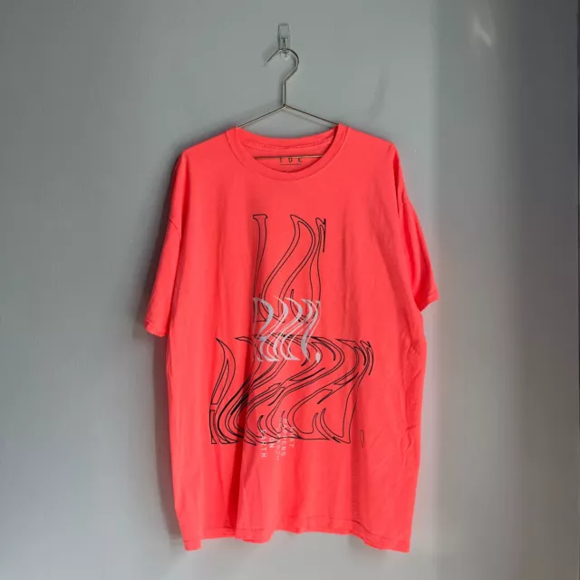 TDE Top Dawg Entertainment Kendrick Lamar DAMN Tour Tee in Neon Orange Size XL