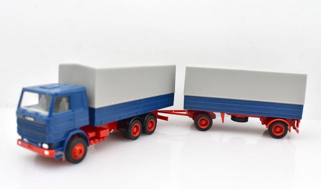 Camion Scania R Herpa 1/87 - Auf Achse - Plastique Rouge - Neuf