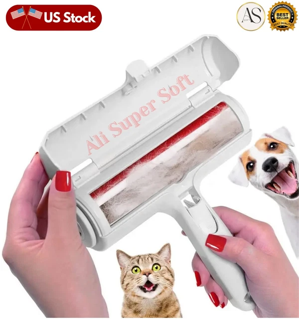 Reusable Pet Hair Remover Dog Cat Cleaning Brush Hair Lint Roller Sofa Clothes