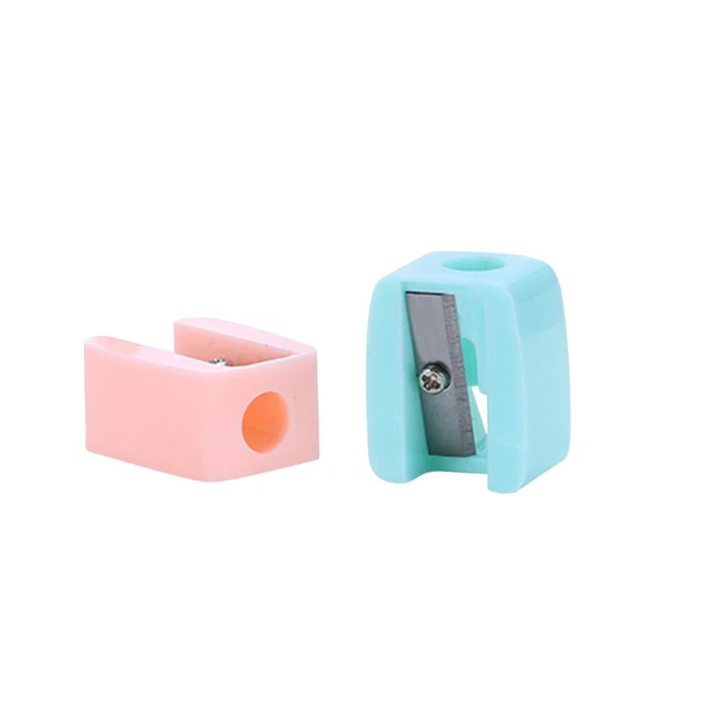 2 Pcs Eye Taille-Crayons Petite Taille-Crayon En plastique Taille-Crayon