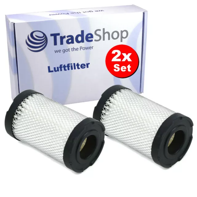 2x Luftfilter für Tecumseh 3,5 - 4 PS, ECV, TVS, H35 Rasenmäher 35066 23410051