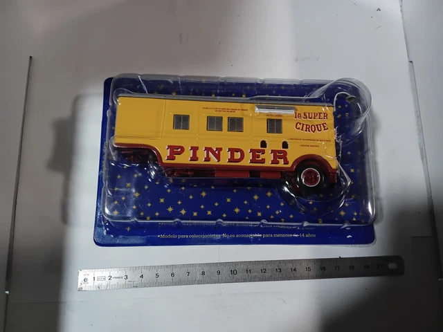 COLLECTION CIRQUE PINDER remorque transport de matériel 1/43 Direkt