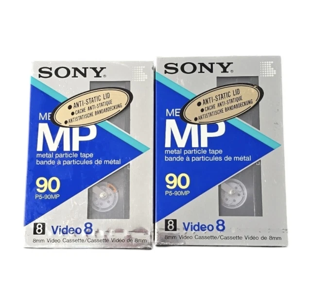 12 Cassettes Vidéo 8 mm Occasion SONY BASF