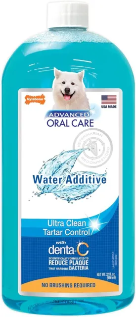 Nylabone Advanced Oral Care Liquid Tartar Remover Dental Care For Dogs 32 Fl Oz