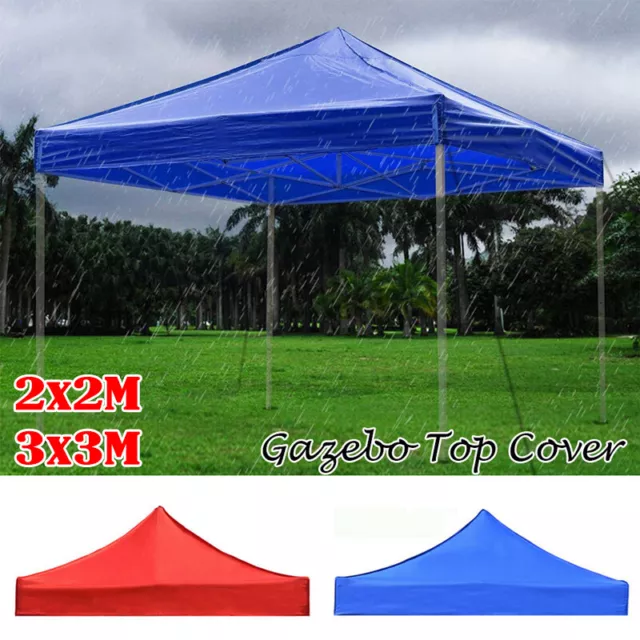 Garden Foldding BBQ Gazebo Top Cover Roof Replacement Fabric Tent Outdoor Canopy