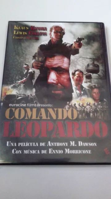 DVD " Commando Leopard " Como Neuf Klaus Kinski Lewis Collins John Steiner
