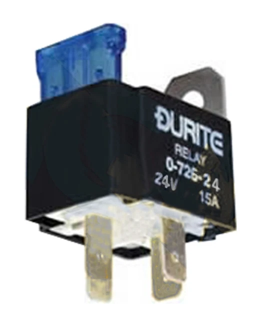 Durite Mini Relais' Marque Et Break '24v 15amp Avec Integral Fusible RMB24F