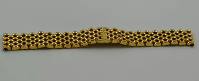 Maurice Lacroix Ladies Steel Bracelet 0 19/32in Gold Plated 3