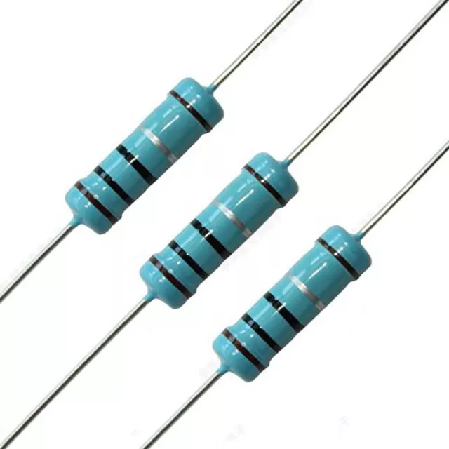 20PC Metal Film Resistor 2W Tolerance ±1% Full Range of Values 0.1Ω - 5.6MΩ