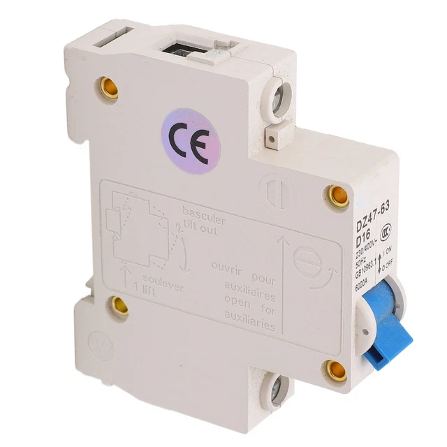 1P ATURE CIRCUIT Breaker Mounted Low Voltage Protection Switch 230V ...
