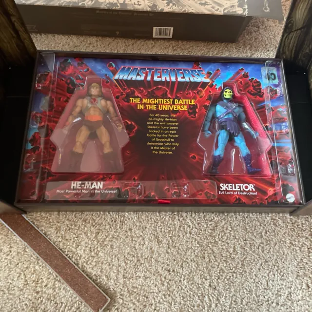 Figura de acción 40 aniversario de Mattel Masters of the Universe He-Man vs Skeletor