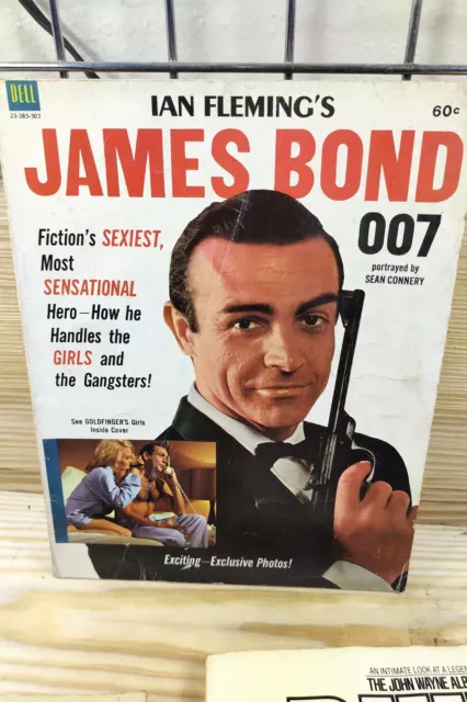 James Bond 007 1964 Dell Magazine Ian Fleming Sean Connery Movie Collectible