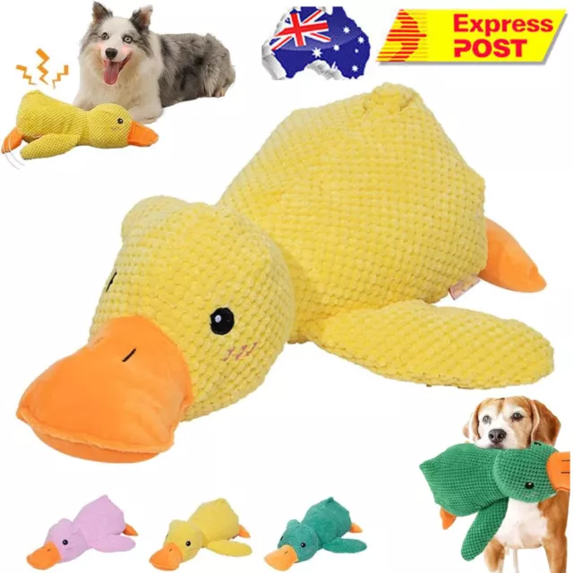 The Mellow-Dog, Mellow-Dog Calming Duck,Durable Squeaky Dog Toy for Indoor Puppy