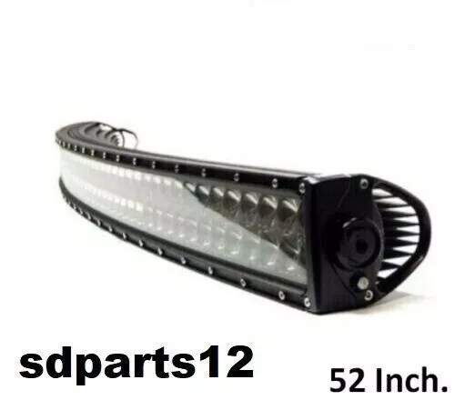 132cm 300W Barre à LED Mince Incurvée 100 LED 132 cm avec Supports pour Camion