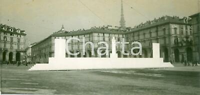 1935 TORINO Sagoma del Monumento al DUCA D'AOSTA prima della costruzione *FOTO