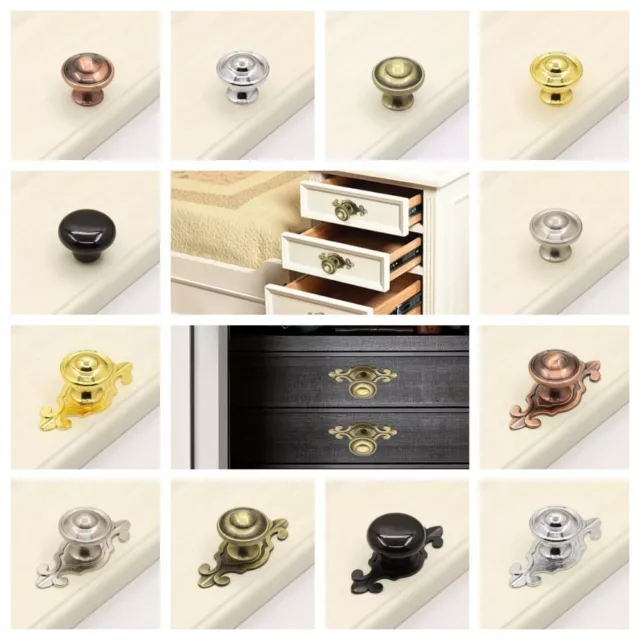 Single Hole Door Knob Antique Bronze Drawer Knobs  Shoe Cabinet