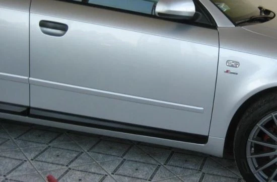 GEPCO Türleisten Set Für Audi A4 B5 - 4 Zierleisten Mit Clips & Schrauben