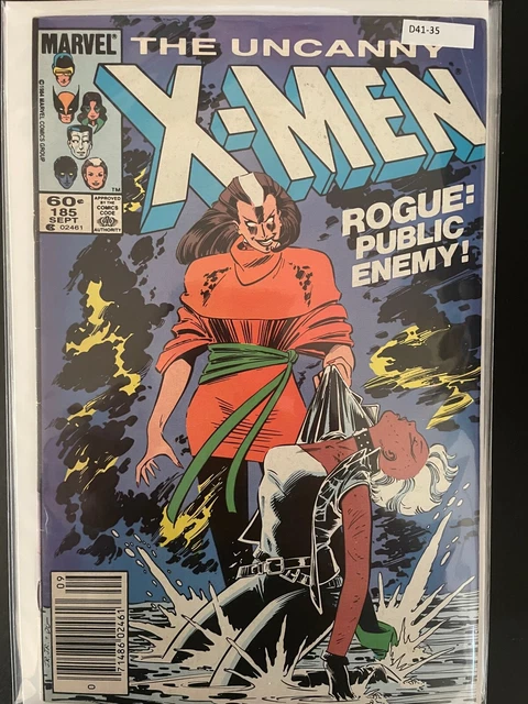 Uncanny X-Men vol.1 #185 1984 Newsstand High Grade 7.0 Marvel Comic D41-35