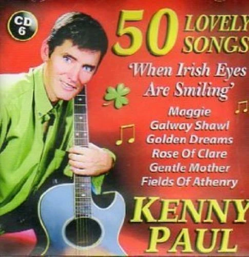 Kenny Paul -  When Irish Eyes Are Smiling Cd - 50 Lovely Songs