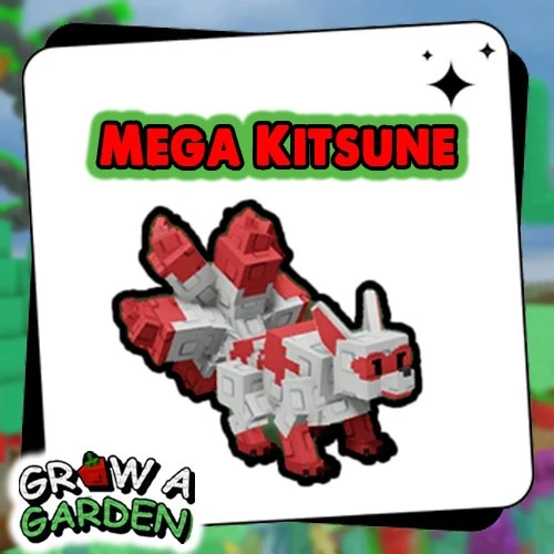Kitsune - Grow A Garden Roblox Pet - Fast Delivery - USA