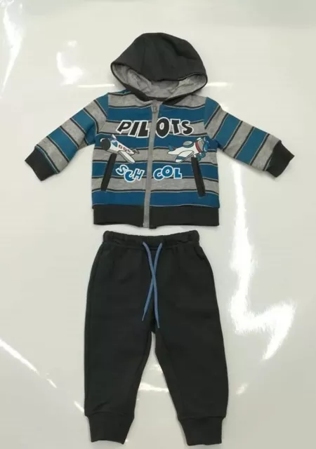 TUTA INVERNALE FELPATA NEONATO 1/24 mesi