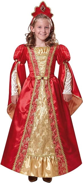 My Other Me Costume da Regina Rossa Bambina Feste Halloween Vestito Carnevale