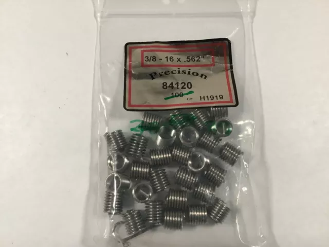 3/8 - 16 x .562 Thread Inserts 28 Pcs  R3L6B2