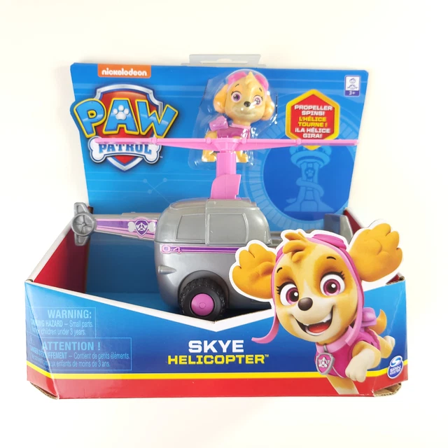 PAW PATROL SKYE Helicopter Vehicle with Collectible Figure Spin Masters