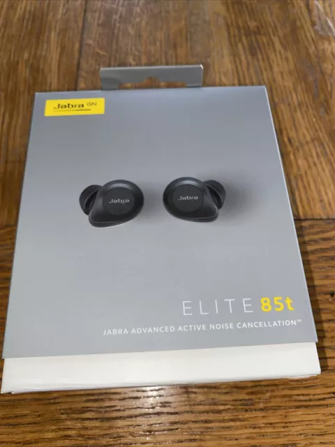 Jabra Gn Elite 85T Headphones Black . Brand New Sealed Box