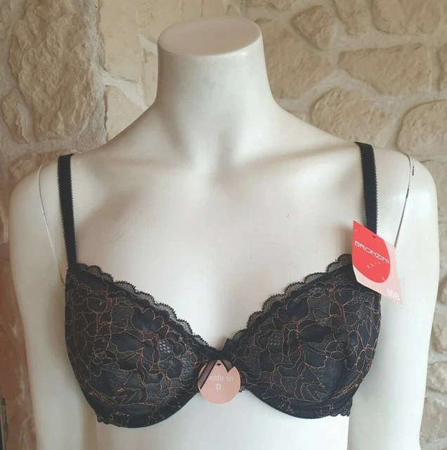 Soutien-gorge Bronzini 95C - Noir - Occasion Très Bon état