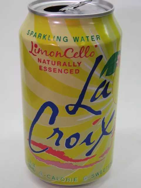 Drink Can ~ LACROIX Beverages La Croix LimonCello Sparkling Water ~ Hayward, CA