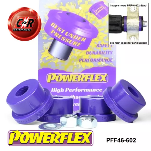 Powerflex Front Arm Rear Bushes fits Elgrand E51 2002 - 2010 PFF46-602