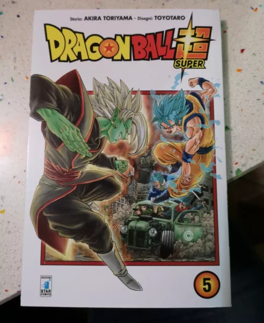 Fumetto Manga Star Comics Dragon ball Super 5 Akira Toriyama Nuovo