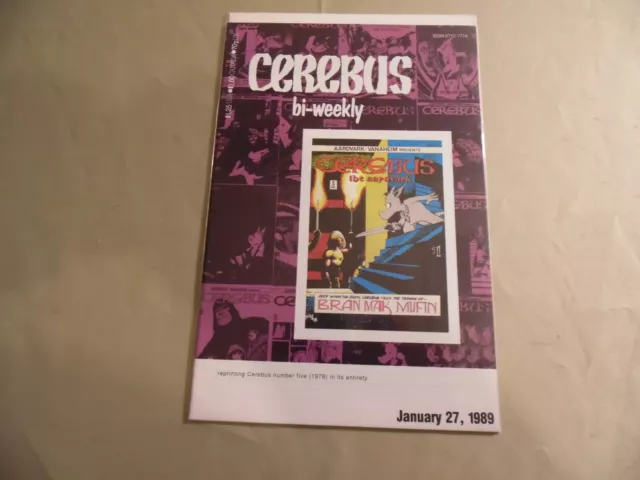 Cerebus Bi-Weekly #5 (Aardvark Vaneim 1989) Free Domestic Shipping