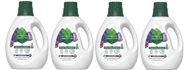 4X Seventh Generation 90-fl oz Lavender HE Laundry Detergent (CASE OF 4)