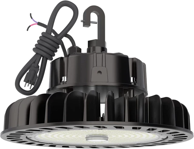 HYPERLITE LED High Bay Light 150W 21000Lm 5000K 1-10V Dimmable UL Listed US Hoo
