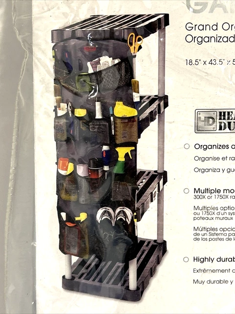 Rubbermaid Large Hanging 10 Pocket Heavy Duty Garage Storage Organizer