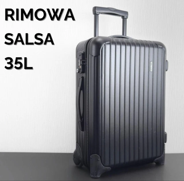 RIMOWA SALSA 35L Carry-On 2-Wheel Tsa Lock Matte Black