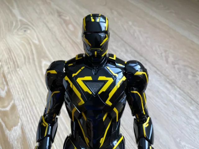 Hot Toys Neon Tech Iron Man 2.0 1:6 Scale Action Figure - Black/Yellow